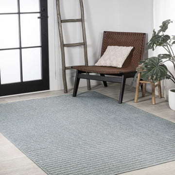 Aarhus Minimalist Scandi Striped Area Rug
